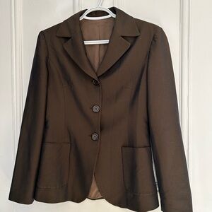 Classic Iridescent Brown Women's Blazer